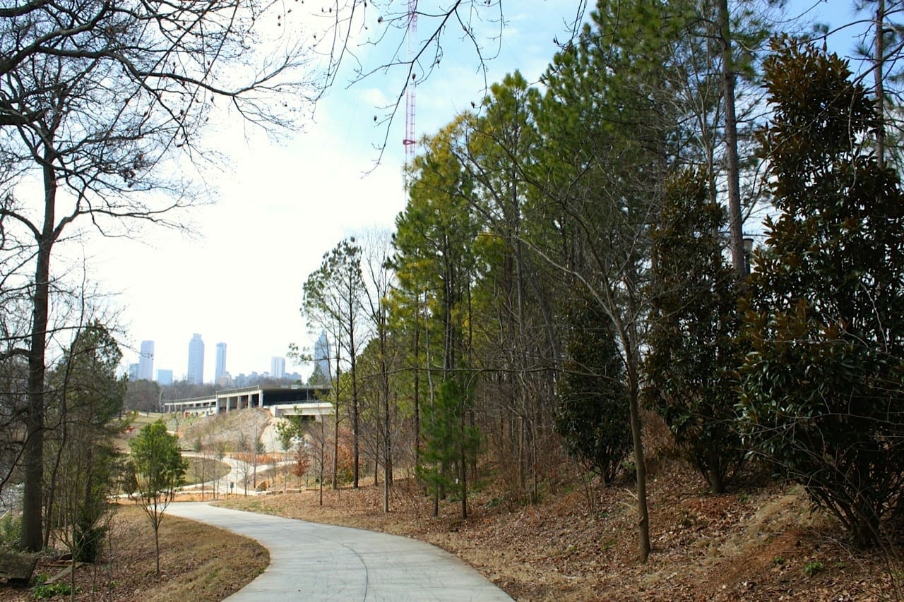 GNPS site in Winter on the BeltLine in the Arboretum