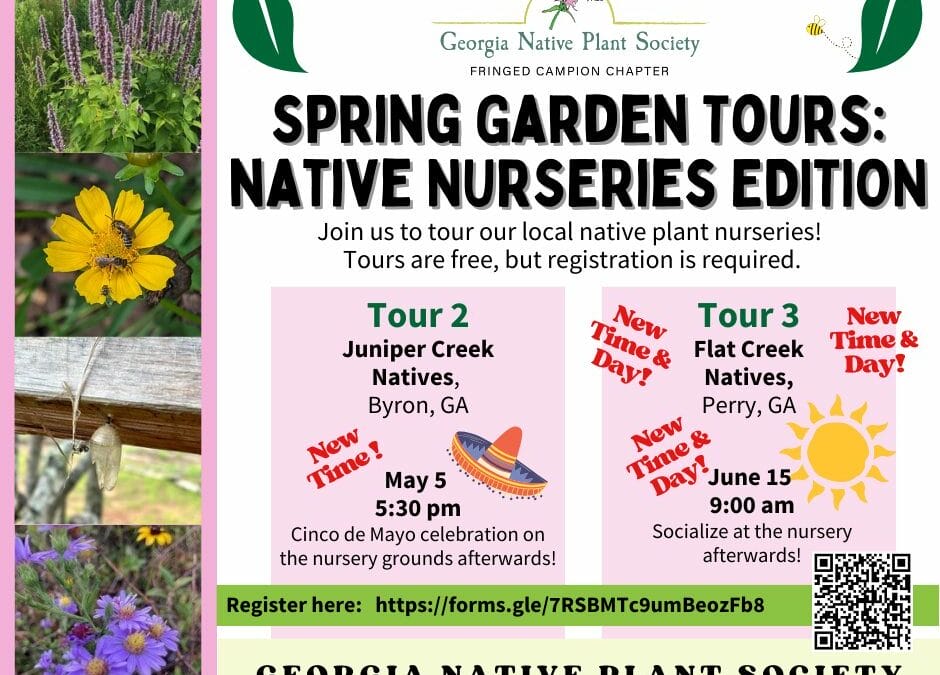 Flat Creek Natives Spring Garden Tour on June 15, 2024 @ 9 AM