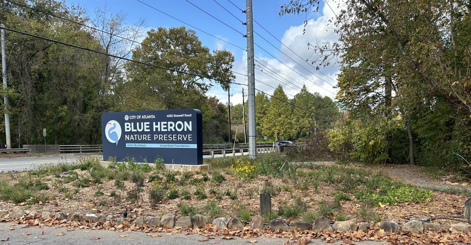 Native Garden and Entrance Sign (1)